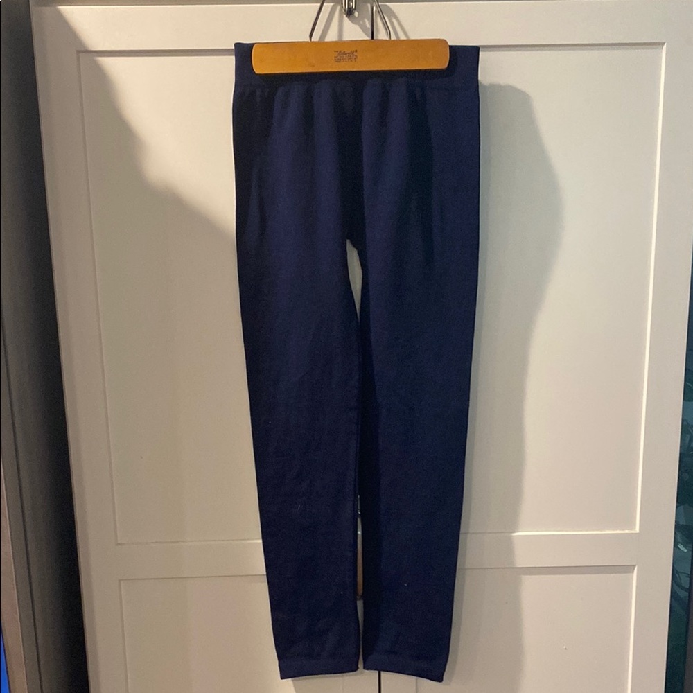 Elegant Dark Blue Leggings